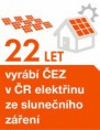 22 let vyrábí ČEZ v ČR elektřinu ze slunečního záření