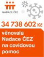 34 738 602 Kč věnovala Nadace ČEZ na covidovou pomoc