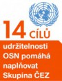 14 cílů udržitelnosti OSN pomáhá naplňovat Skupina ČEZ